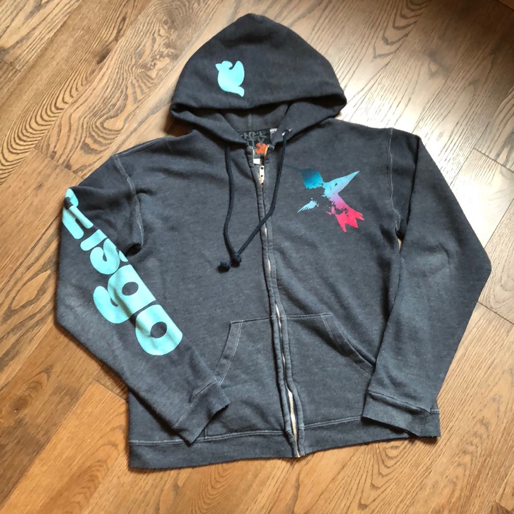 Freecity Grey zipper sweatshirt